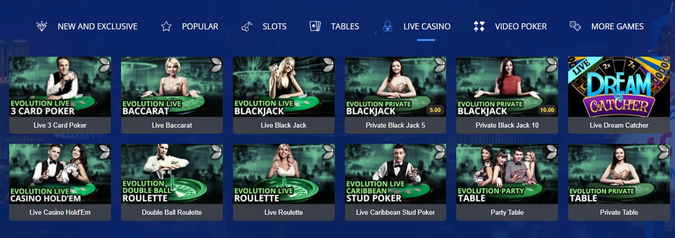 All Slots real money casino is a great choice for players with any bankroll who look for innovative live games with real hosts/hostesses and exciting tournaments with great prize pools and jackpots.