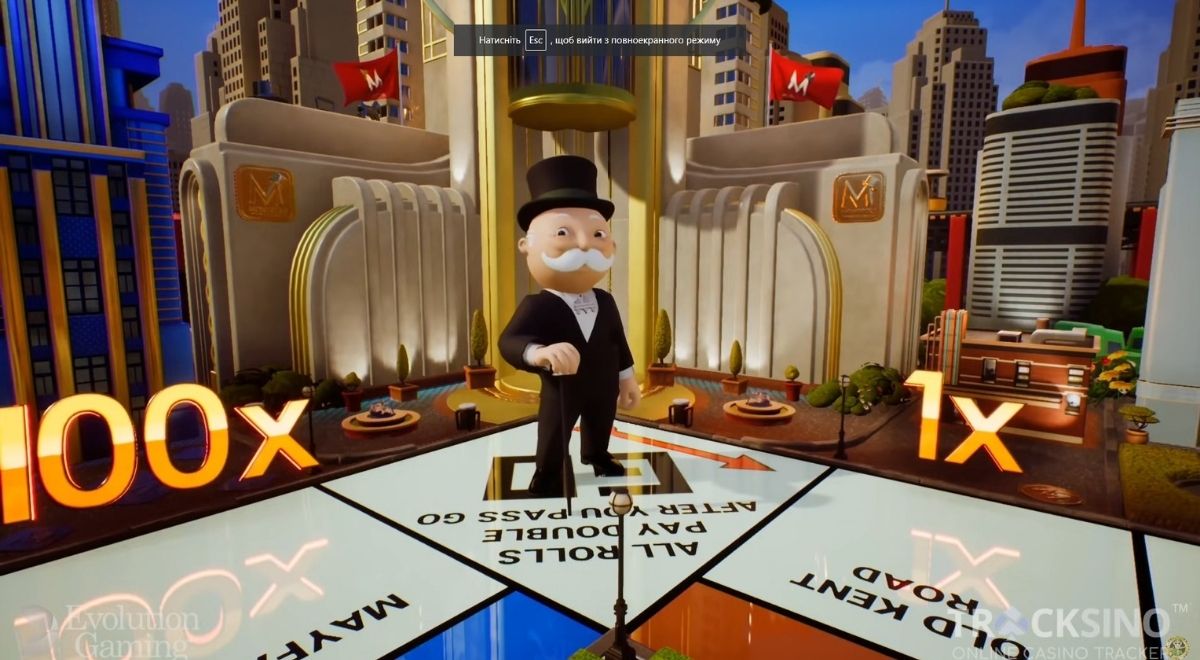 In Monopoly online games, the spinning of the wheel is controlled by the host, indicating that chance is a significant factor in determining the outcome of the game. 