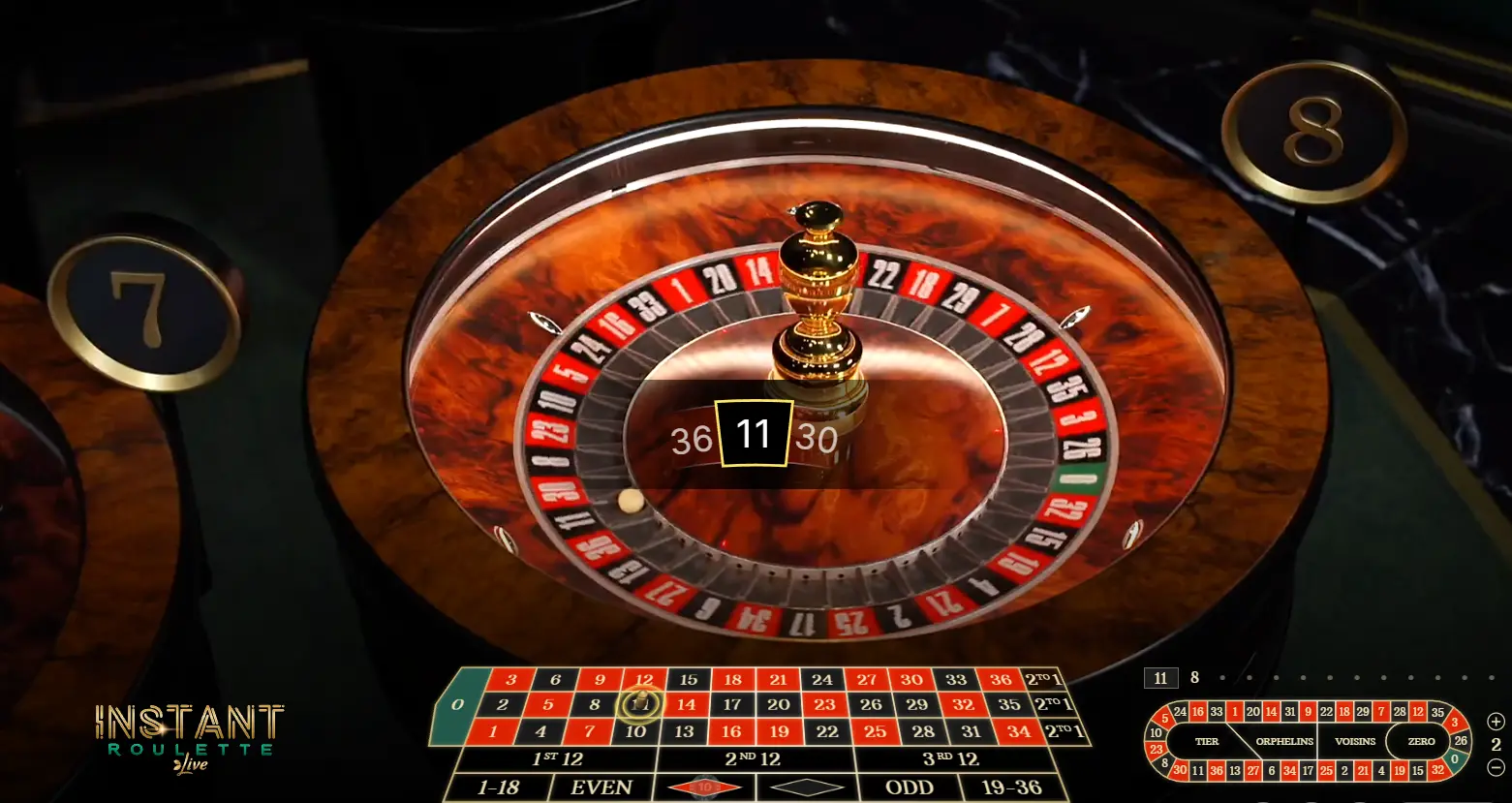 Instant Roulette is a revolutionary game that satisfies gamblers' desire to play at their own pace