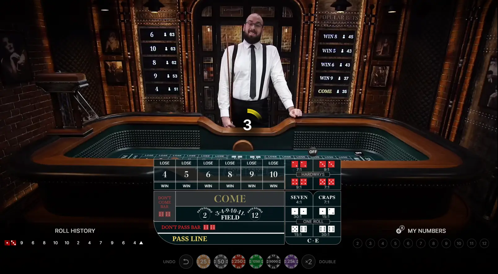 Live online craps aims to deliver that same quintessential craps experience that players know and love