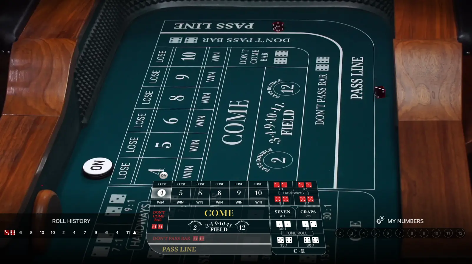 For craps fans and live gaming supporters alike, this is a must-try game